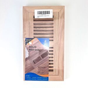 SANYCASA Red Oak Floor Register 4x10 Inch